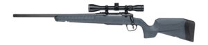 Savage Arms 33200 XP 7mm-08 Rem 4+1 20" Matte Black Carbon Steel Threaded Barrel & Drilled & Tapped Receiver, Gray Synthetic Fixed with Pistol