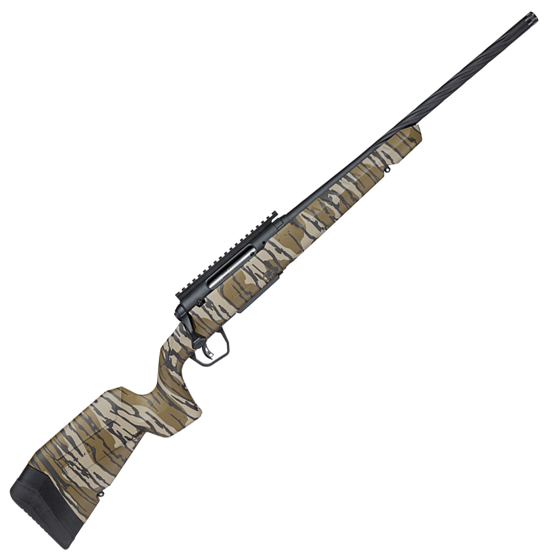 Savage Arms 33301 Axis 2 Pro 243 Win 4+1 20" Black Cerakote Carbon Steel Spiral Fluted Threaded Barrel & Receiver with Picatinny Rail, Mossy Oak - Image 3