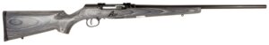Savage Arms 47008 A17 Sporter Full Size 17 HMR 10+1 22" Satin Black Sporter Barrel, Satin Black Drilled & Tapped Carbon Steel Receiver, Gray Fixed