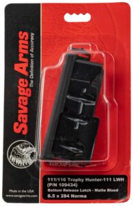 Savage Arms 55234 OEM 6.5x284 Norma Savage Axis, 10, 110, 11, 16 4-Round Blued Detachable