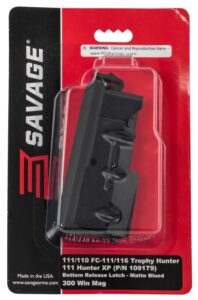 Savage Arms 55254 Axis Blued Detachable 3-Round for 375 Ruger 300 Win Mag Savage Axis/Apex/10/110/11/16