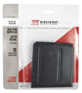 Savage Arms 55272 Savage 5-Round 270 Win/30-06 Springfield Fits Axis II Precision Matte Black Steel