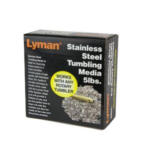 Lyman Rotary Case Stainless Steel Media 5lbs STAINLESS STEEL TUMBLING MEDIA 5LBS