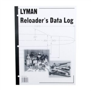 Lyman Reloaders Data Log