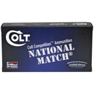 Double Tap 10mm 180gr Colt National Match FMJ-FP 50-Round Ammunition