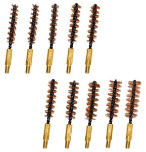 Otis FG380BP Variety Brushes Multi-Caliber Rifle/Pistol Firearm Bronze Bristles 10-Pack.