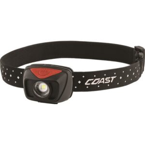 Polysteel 60 Headlamp with Ultra View™ Flood Lighting PS60 Headlamp 400-LUMENS with Ultra View Flood Lighting Black
