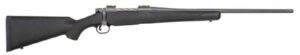 Mossberg 28069 Patriot Full Size 25-06 Rem 5+1 22" Stainless Cerakote Fluted Barrel, Drilled & Tapped Cerakote Stainless Steel Receiver, Black