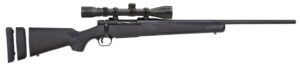 Mossberg 28094 Patriot Super Bantam Youth 350 Legend 4+1 22" Matte Blued Fluted Steel Barrel & Receiver, Black Synthetic Stock, 3-9x40mm Duplex