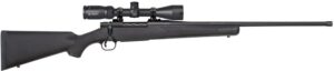 Mossberg 28123 Patriot 300 Win Mag 3+1 24" Black Black Right Hand