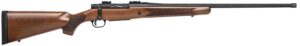 Mossberg 28239 Patriot Full Size 7mm PRC 3+1 24" Matte Blued Fluted Threaded Barrel, Drilled & Tapped Matte Blued Stainless Steel Receiver, Walnut