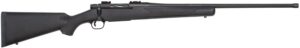 Mossberg 28243 Patriot Full Size 6.5 PRC 4+1 24" Matte Blued Fluted Threaded Barrel, Drilled & Tapped Matte Blued Stainless Steel Receiver, Black