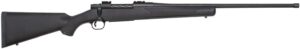 Mossberg 28248 Patriot Full Size 7mm PRC 3+1 24" Matte Blued Fluted Threaded Barrel, Drilled & Tapped Matte Blued Stainless Steel Receiver, Black