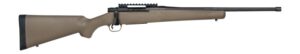 Mossberg 28252 Patriot Predator 450 Bushmaster 4+1 20" Matte Blued Fluted Threaded Barrel, Receiver with Picatinny Rail, Flat Dark Earth Fixed