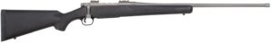 Mossberg 28261 Patriot Full Size 7mm PRC 3+1 24" Stainless Cerakote Fluted Threaded Barrel, Drilled & Tapped Stainless Cerakote Receiver, Black
