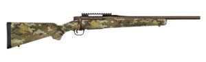 Mossberg 28275 Patriot Compact 22-250 Rem 5+1 18" Patriot Brown Cerakote Threaded Bull Barrel, Patriot Brown Cerakote Steel Receiver with Picatinny