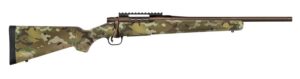 Mossberg 28278 Patriot Compact 6.5 Creedmoor 4+1 18" Patriot Brown Cerakote Threaded Bull Barrel, Patriot Brown Cerakote Steel Receiver with Picatinny