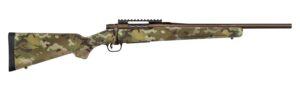 Mossberg 28279 Patriot Compact 450 Bushmaster 4+1 18" Patriot Brown Cerakote Threaded Bull Barrel, Patriot Brown Cerakote Steel Receiver with