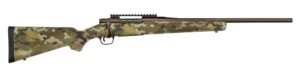 Mossberg 28284 Patriot Compact 7mm PRC 3+1 20" Patriot Brown Cerakote Threaded Bull Barrel, Patriot Brown Cerakote Steel Receiver with Picatinny Rail