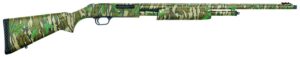 Mossberg 50107 500 Turkey Full Size 410 Gauge Pump 3" 5+1 24" Mossy Oak Greenleaf Vent Rib Barrel, Mossy Oak Greenleaf Optic Ready Receiver, Fixed
