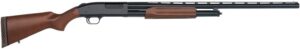 Mossberg 50120 500 All Purpose Full Size 12 Gauge Pump 3" 5+1 28" Blued Vent Rib Barrel, Blued Integral Scope Mount Steel Receiver, Fixed Hardwood