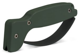 AccuSharp 008C Sharpener Hand Held Hard Diamond Sharpener Ergonomic Olive Drab Handle