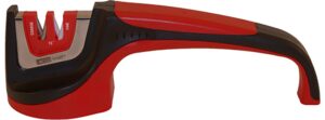 AccuSharp 052C Asian-Style Sharpener Fine Diamond, Ceramic Sharpener Red