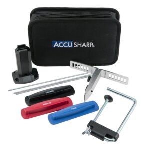 AccuSharp 060C 3-Stone Precision Set Coarse/Medium/Fine Diamond, Alumina, Ceramic Sharpener Multi Color