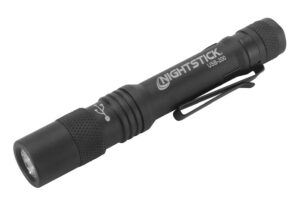 Nightstick Metal Usb Flashlight Li-Ion - Black