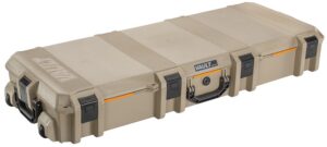 Pelican VCV730 Vault Tactical 44" Tan Polymer 2 Rifles with Wheels