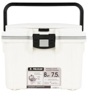 Pelican 8Q-1-WHTGRY 8QT Elite Cooler White/Gray