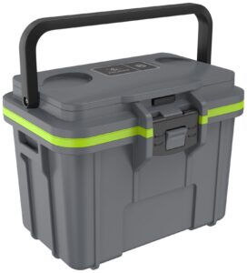 Pelican 8Q-1-DKGRYEGRN 8QT Elite Cooler Gray/Green