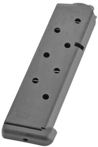 CMC Products 16131C Power Magazine 8-Round 45 ACP Fits 1911 Government Black Stainless Steel