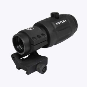 Riton Optics X1 Tactix Magazine 3X Magnifier 3 HD Glass 2POS Mount 30MM Tube Sfp Matte