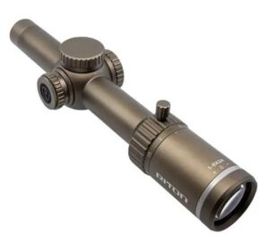 Riton Optics X3 Tactix 3T18ASIB Rifle Scope, 1-8x24mm, Illuminated, FDE