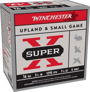 Winchester Ammunition Ammo X16H6 Super X Heavy Game Load 16Gauge 2.75" 1 1/8oz 6Shot 25 per Box/10 Case