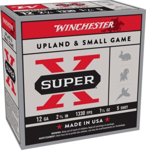 Winchester Ammunition Ammo X125 Super X Game Load High Brass 12Gauge 2.75" 1 1/4oz 5Shot 25 per Box/10 Case