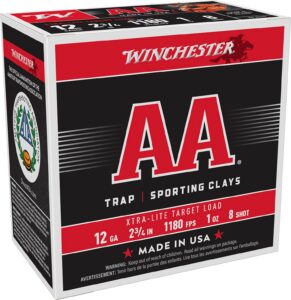 Winchester Ammunition Ammo AAL128 AA Xtra-Lite 12Gauge 2.75" 1oz 8Shot 25 per Box/10 Case