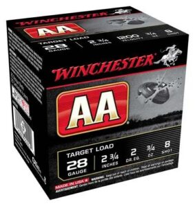 Winchester Ammunition AA Target 28 Gauge 2.75" 3/4oz 2dr #8