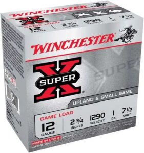 Winchester Ammunition SuperX 12 Gauge 2.75" 1oz Game #7.5