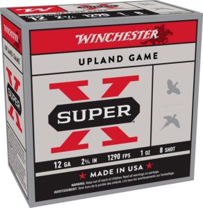 Winchester Ammunition Ammo XU128 Super X Game Load 12 Gauge 2.75" 1oz 8Shot 25 per Box/10 Case