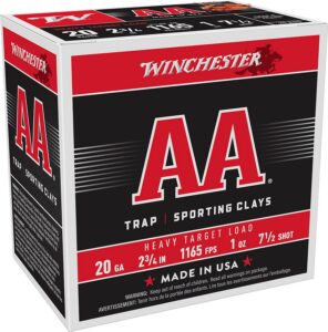 Winchester Ammunition Ammo AAH207 AA Heavy 20Gauge 2.75" 1oz 7.5Shot 25 per Box/10 Case
