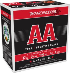 Winchester Ammunition Aa Lite Handicap 12 Gauge 2-3/4'' #8 Shot Shotgun Ammo Aa Lite Handicap 12 Gauge 2-3/4'' 1OZ #8 Shot 25/BOX
