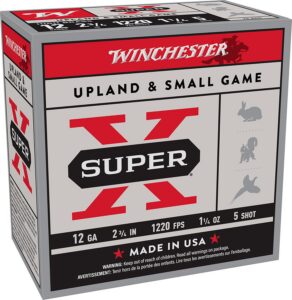 Winchester Ammunition Ammo X12P5 Super X Game Load High Brass 12Gauge 2.75" 1 1/4oz 5Shot 25 per Box/10 Case *Pheasant