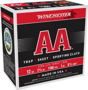 Winchester Ammunition Ammo AAL1285 AA Xtra-Lite 12Gauge 2.75" 1oz 8.5Shot 25 per Box/10 Case