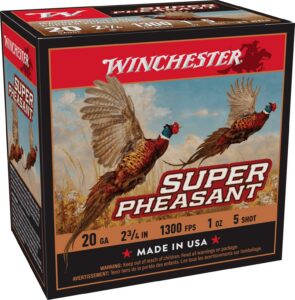 Winchester Ammunition Ammo X20PH5 Super Pheasant Magnum High Brass 20Gauge 2.75" 5Shot 25 per Box/10 Case
