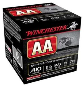 Winchester Ammunition AA SptClay 410 Gauge 2.50" 1/2oz Maxdr #7.5