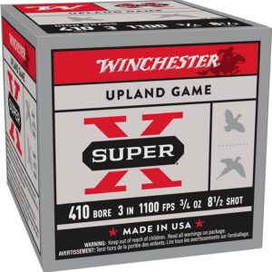 Winchester Ammunition Ammo X413H85 Super X Heavy Game Load High Brass 410Gauge 3" 3/4oz 8.5Shot 25 per Box/10 Case