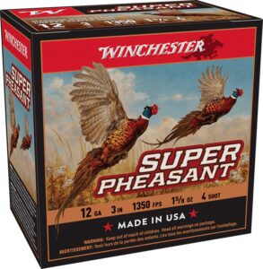 Winchester Ammunition Ammo X123PH4 Super Pheasant Magnum High Brass 12Gauge 3" 1 5/8oz 4Shot 25 per Box/10 Case