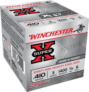 Winchester Ammunition SuperX 410 Gauge 3" 3/8oz HV LF #6